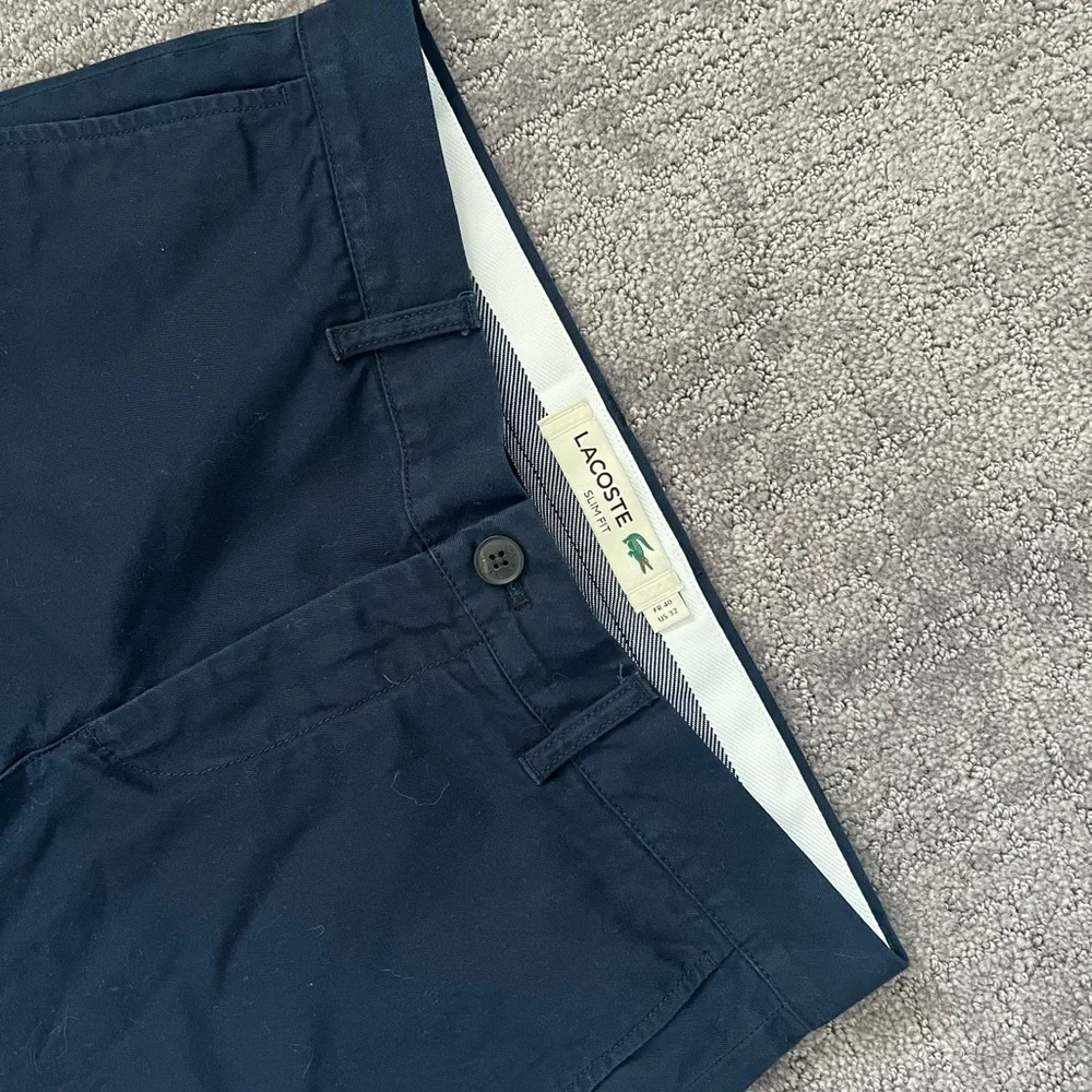 Lacoste waist inseam